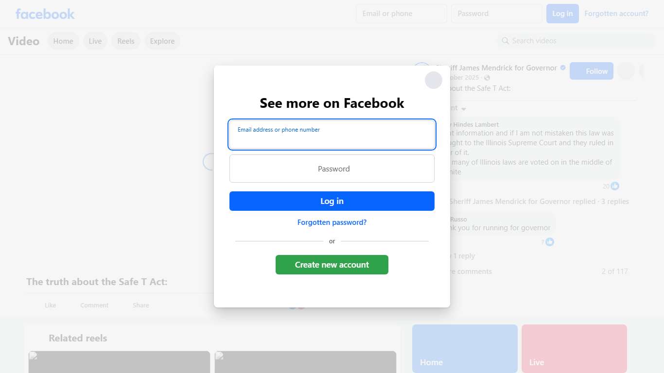The truth about the Safe T Act: | Sheriff James Mendrick for Governor | Facebook